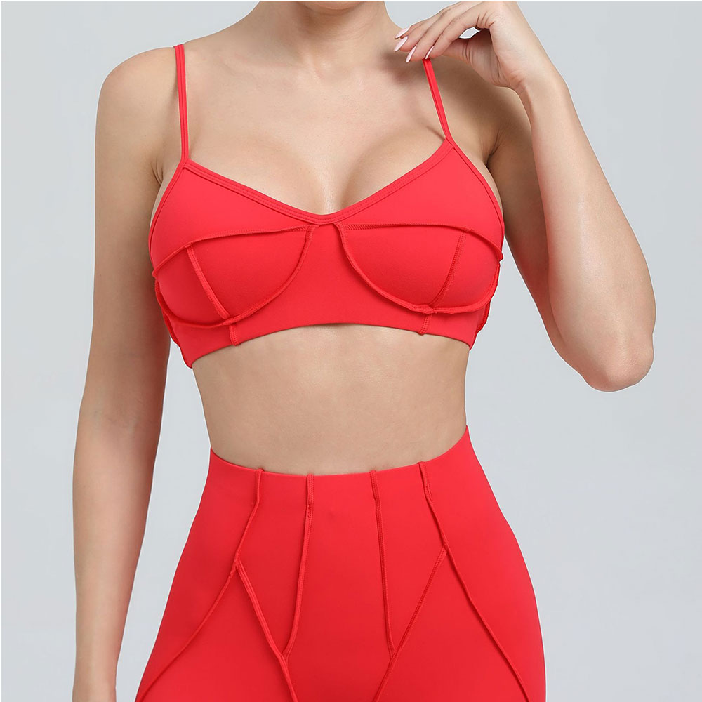 Sports Equipment Logo - Sports Bra Anti-Sweat Fitness Top Women