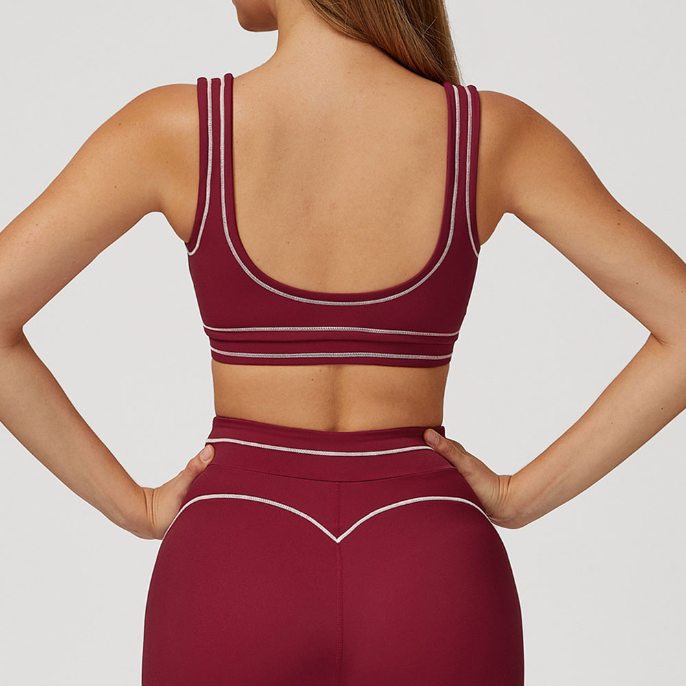 Sports Equipment Logo - JUREN Women Breathable Sports Underwear Shockproof
