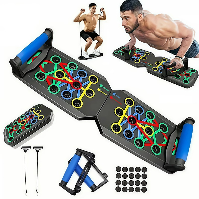 Sports Equipment Suppliers - Foldable Push Up Board with Resistance