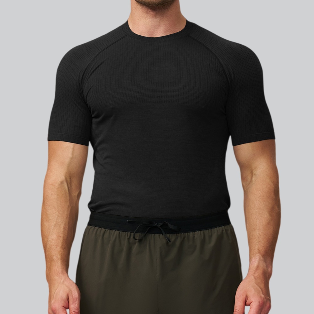 Men's Solid Color Sports T-shi - đánh giá và giá Sports Equipment Logo