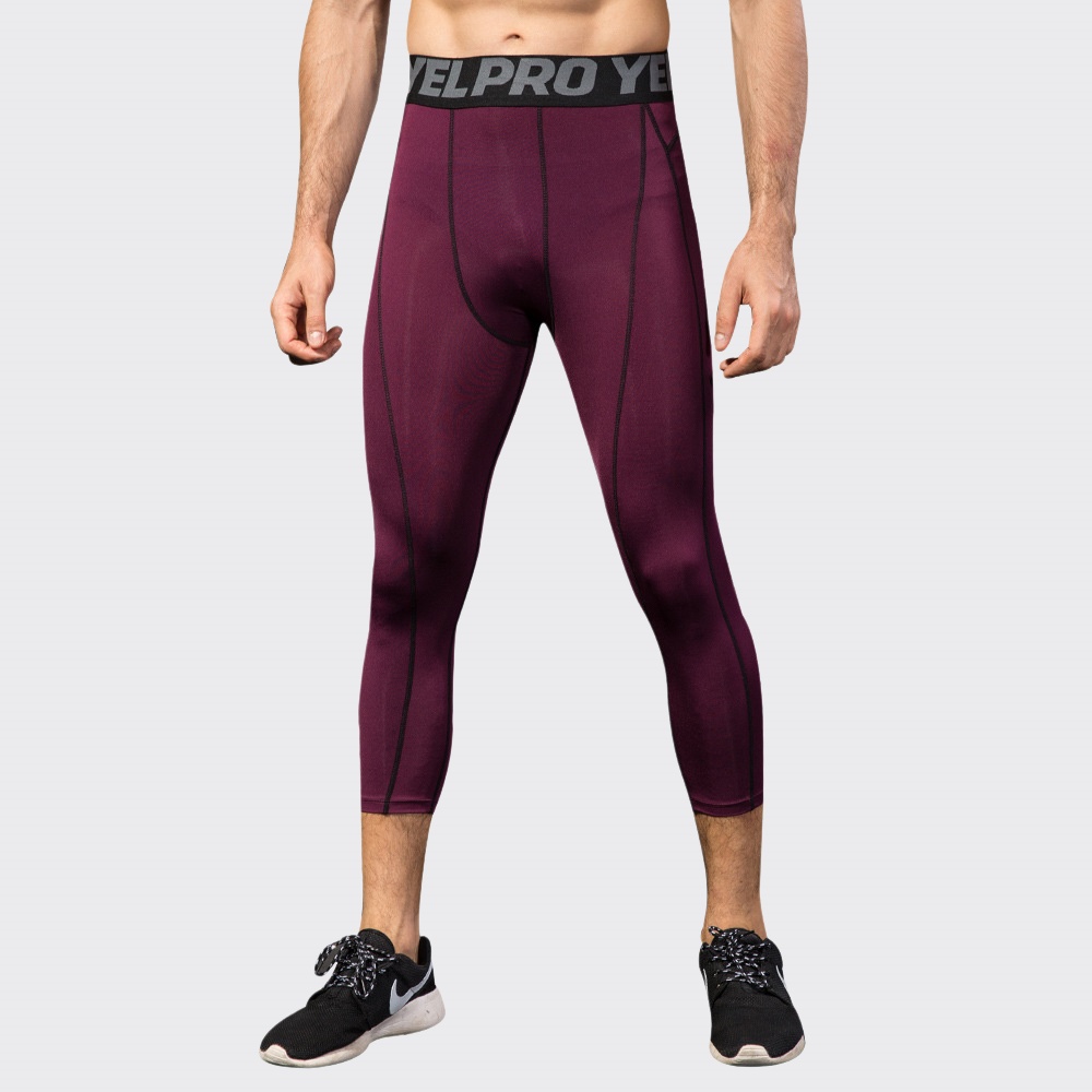 Men Compression Fitness Leggin - đánh giá và giá Sports Equipment Logo