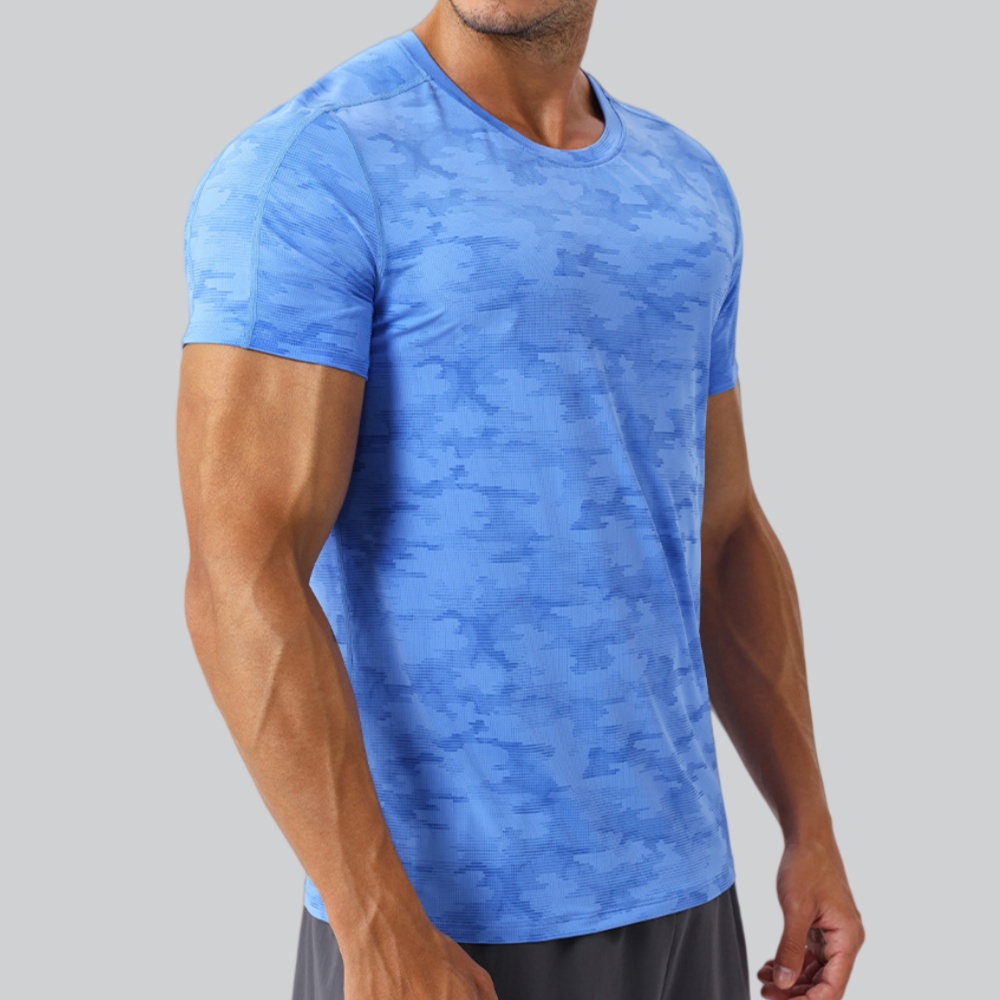 Men's Round Neck T-Shirt Sport - đánh giá và giá Sports Equipment Logo