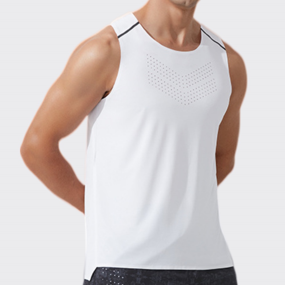 Men Gym Vest Quick Dry Running - đánh giá và giá Sports Equipment Logo