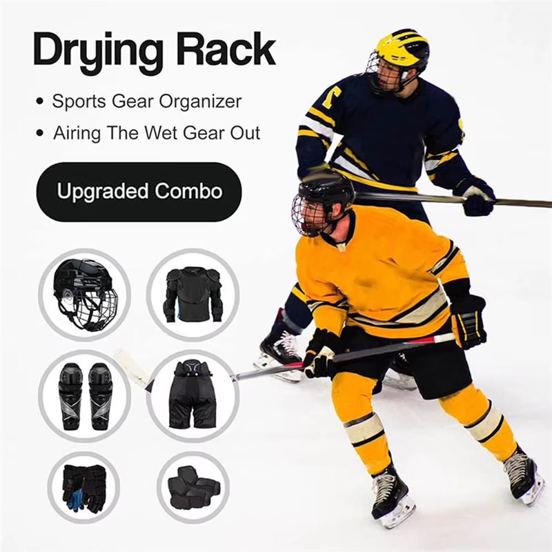 A89E-Hockey Gear Organizer Wit - đánh giá và giá Sports Equipment Drying Rack